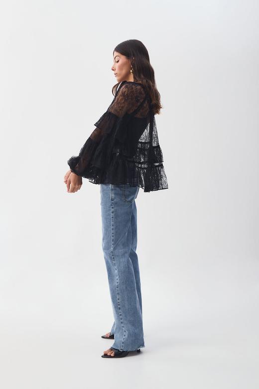 Aje - Primrose Blouse - Black - 女装 - 衬衫 - 黑色 商品图3