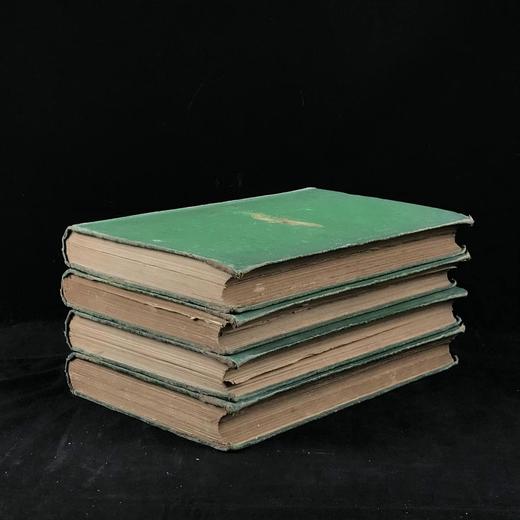 含藏书票！1872年 英国蛾类自然史（全4卷） 132页套色版画插图 漆布精装16开 商品图1