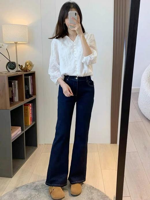 【高品质私服】【IC超弹牛仔喇叭裤】微喇裤版型，更好的拉长了腿部线条N1206-CC【无标出货 介意慎拍】 商品图0