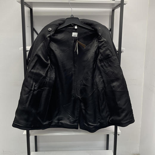 BUR*E**Y/巴*莉 女士绵羊毛双排扣长袖翻领短款风衣外套 商品图2