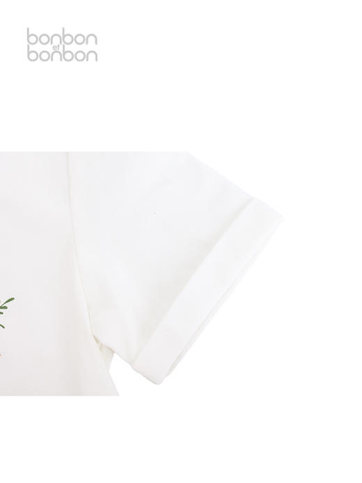 花卉印花T恤 商品图3