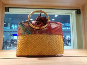 DM01缎面印花竹席包 1号(5mm席)