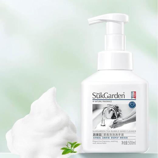 蔬果园茶香泡泡洗手液500ml【21003689】 商品图1