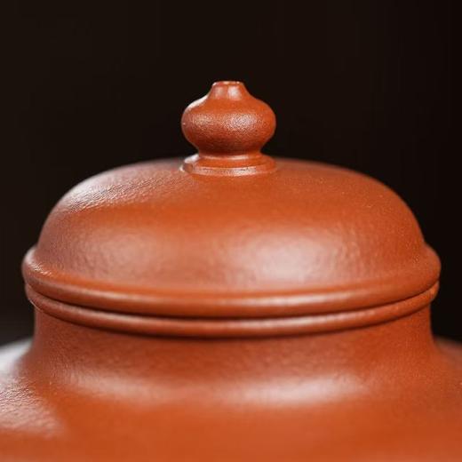 「宫灯」小煤窑生砂生料朱泥    140cc    作者 李法娣 宜兴紫砂 商品图4