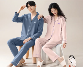 100%新疆棉❗情侣款多色家居服☁️软糯细腻👫简约有质感 #HNAN