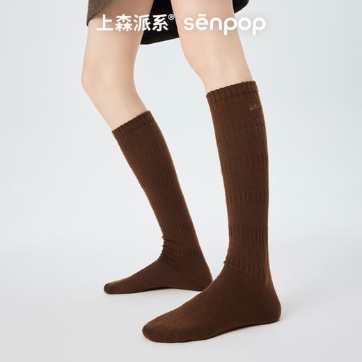 【代发】上森派系F55泡泡刺绣桑蚕丝羊毛小腿堆堆袜（下单后不支持退款 请谨慎下单） 商品图6