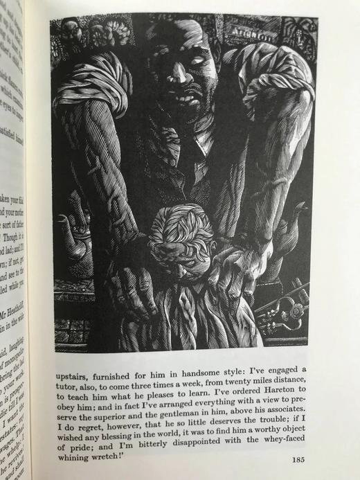 艾米莉·勃朗特《呼啸山庄》 配多幅木版画插图 精装18开带书匣 商品图9