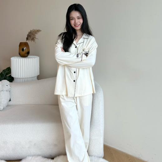 【积分换购不退货】伊芙丽舒适亲肤简约家居服1G4100771Z 商品图6