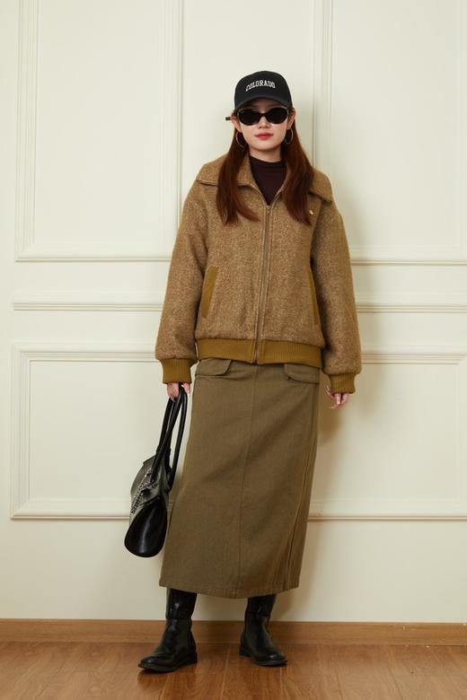 HAYES 大翻领宽松休闲夹棉外套 19746 商品图3