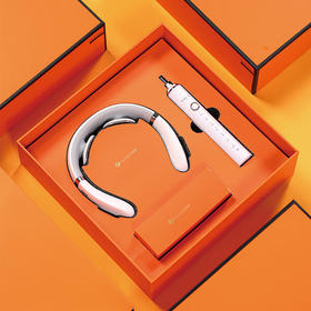 豹牌BP-T12个护套装（颈椎按摩仪+电动牙刷）配4个刷头 按摩仪低频脉冲