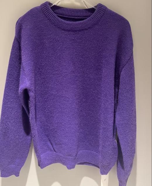 17WS圆领基础毛织上衣31009（黄紫） 冬季 307064032105 商品图4