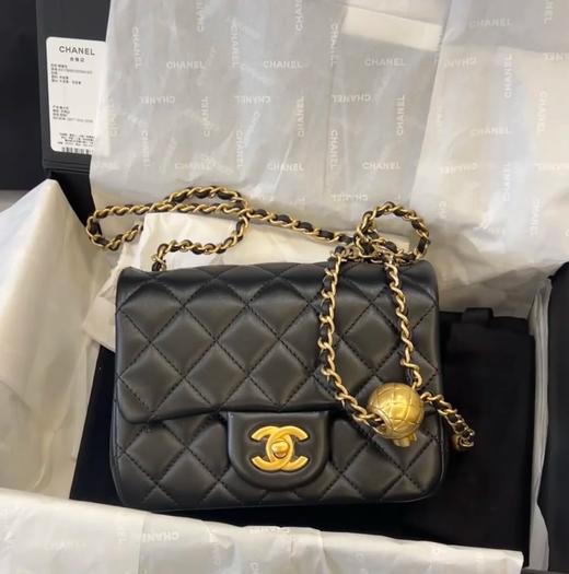 代工厂现货绵羊皮金球方胖子大mini链条百搭包 商品图10