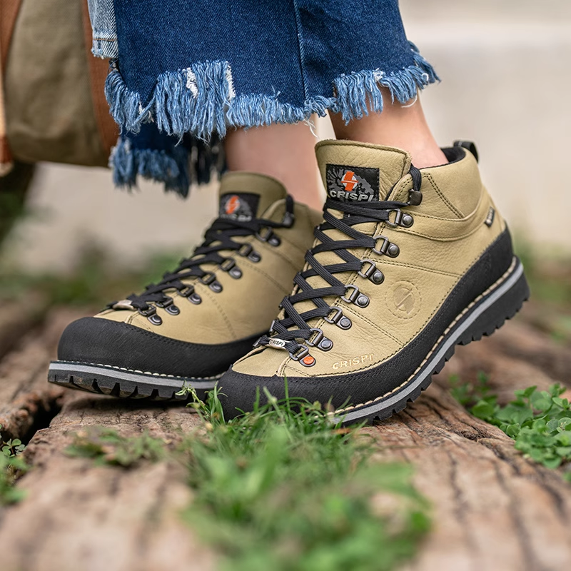 CRISPI意大利春秋防水防滑徒步登山鞋靴复古马丁靴 Monaco Premium 57102300
