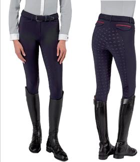 显瘦马术裤修身马术运动裤女透气马裤马术比赛骑士全硅胶裤PPFG系列QS