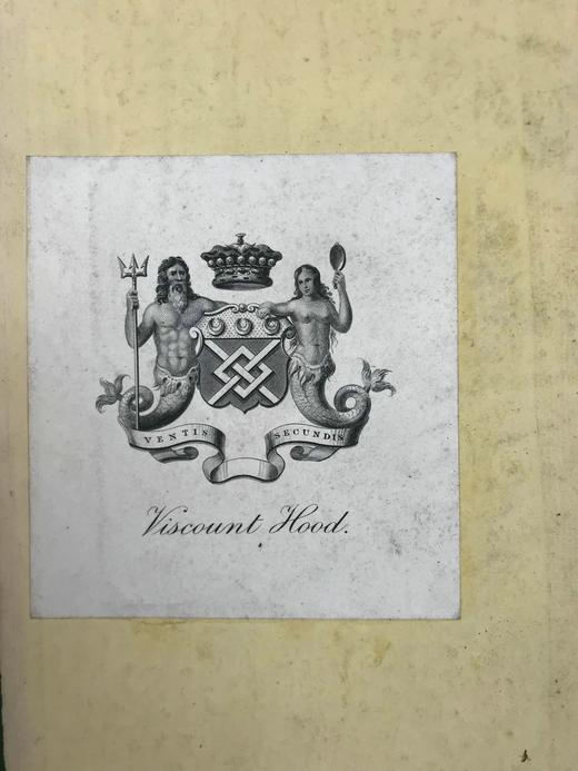 含藏书票！1872年 英国蛾类自然史（全4卷） 132页套色版画插图 漆布精装16开 商品图2