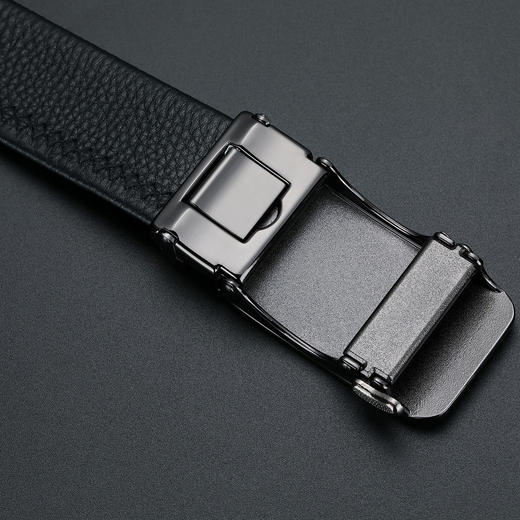 6934054648861   金利来goldlion 【热卖爆款】男士皮带男士腰带【头层牛皮】自动扣皮带男腰带 商品图3