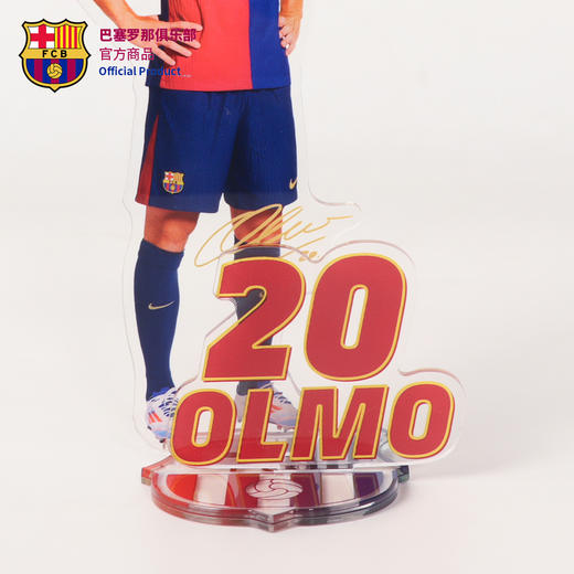 【官方正版】巴塞罗那俱乐部丨巴萨球员肖像立牌足球迷桌面摆件 商品图1