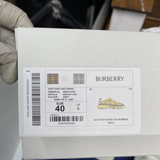 BUR*E**Y/巴*莉 男士时尚绒面皮革套穿式运动休闲鞋 商品图4