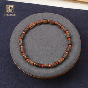 天然芽庄白奇楠桶珠 沉水级 约4.5mm*20颗 2.09克 SP11556