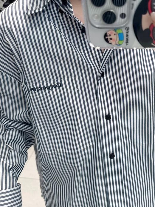 【高品质私服】【MC长绒棉条纹衬衫】质地干爽厚实，上身骨感线条分明G1200-CC【无标出货 介意慎拍】 商品图10