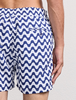 Frescobol Carioca - Rio Swim Shorts Copacabana Print - Navy-Blue - 男装 - 泳裤 - 海军蓝 商品缩略图3