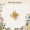 Garden of Eden 伊甸园系列 | 金丝四瓣花胸针 商品缩略图0