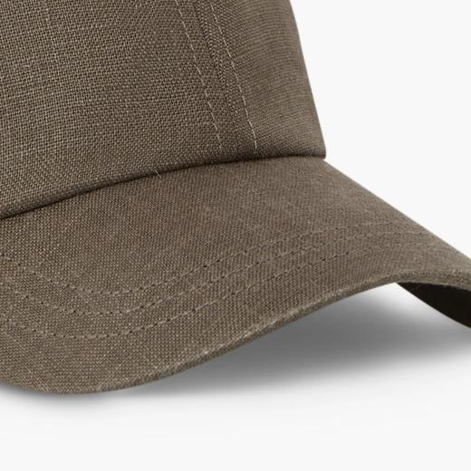 Frescobol Carioca - Fernando Linen Cap - Seawood - 男装 - 帽子 - 深棕色 商品图5