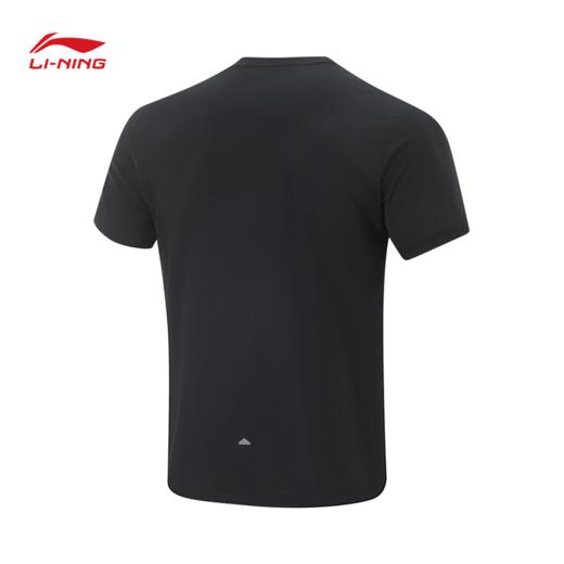 李宁专业跑步系列男子反光速干透气短袖T恤ATSV471 商品图3
