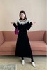 ELLA JADE 丝绒蕾丝拼接choke连衣裙 19704 商品缩略图3