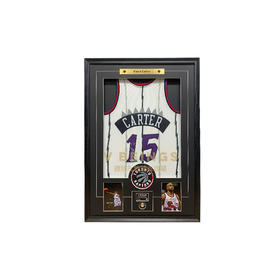 收藏系列 卡特 猛龙队15号银色 亲笔签名球衣
