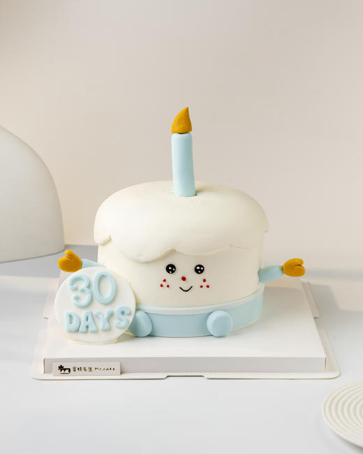 蓝色Jelly cat生日蛋糕（需要提前一天预约） 商品图0