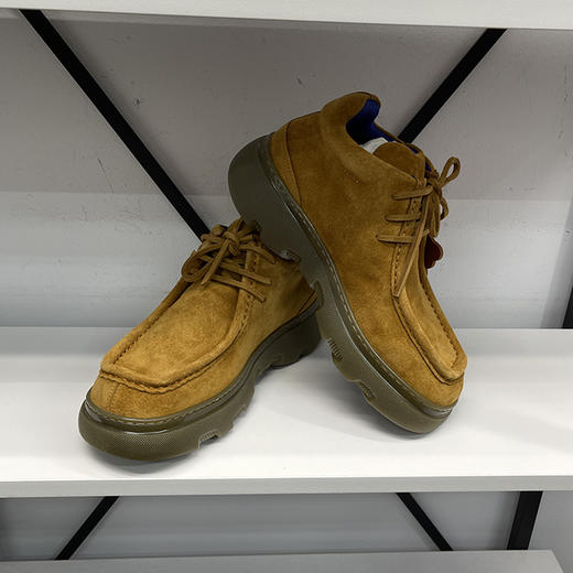 BUR*E**Y/巴*莉 Creeper Mid 男士时尚休闲绒面革中帮系带休闲鞋 商品图2