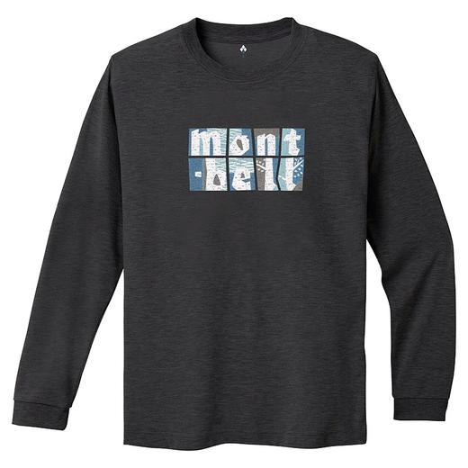 【男女同款】Montbell户外运动速干T恤日常通勤圆领长袖欧若风字母印花1114852/1114770/1114768 商品图2