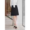 百搭醋酸半身裙 米思阳2026春季新款时尚高腰显瘦短款a字裙女5662 商品缩略图2