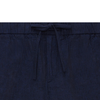 Frescobol Carioca - Felipe Linen Shorts - Melange Navy Blue - 男装 - 短裤 - 海军蓝 商品缩略图3