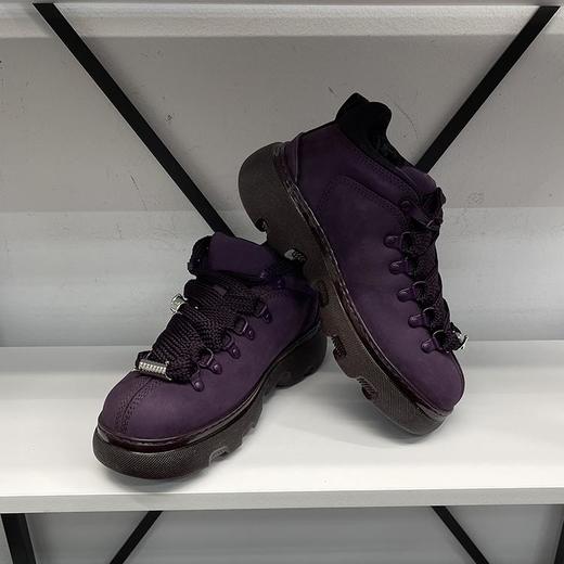 BUR*E**Y/巴*莉 女士时尚绒面皮革系带低帮厚底休闲鞋 商品图2