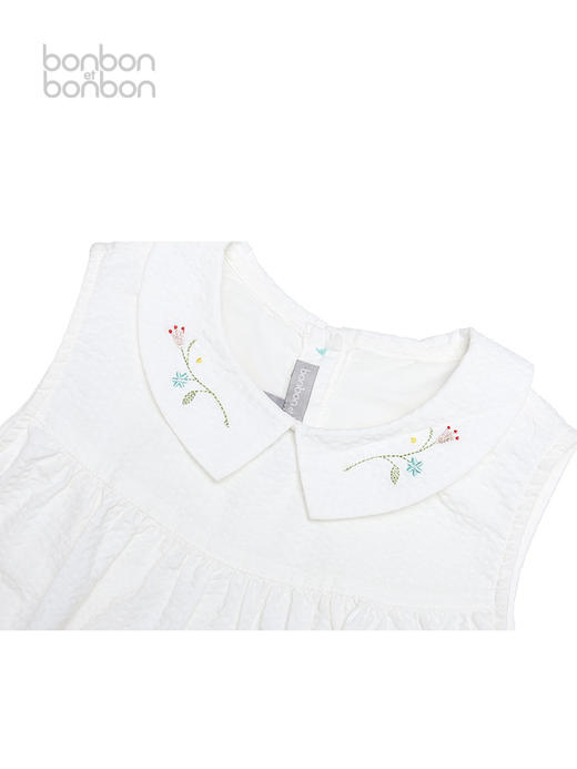 泡泡肌理绣花连衣裙 商品图2