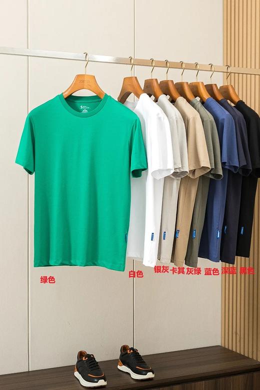 【eve-1207】基础素色打底系列！ 男子短袖T恤！！ 商品图1