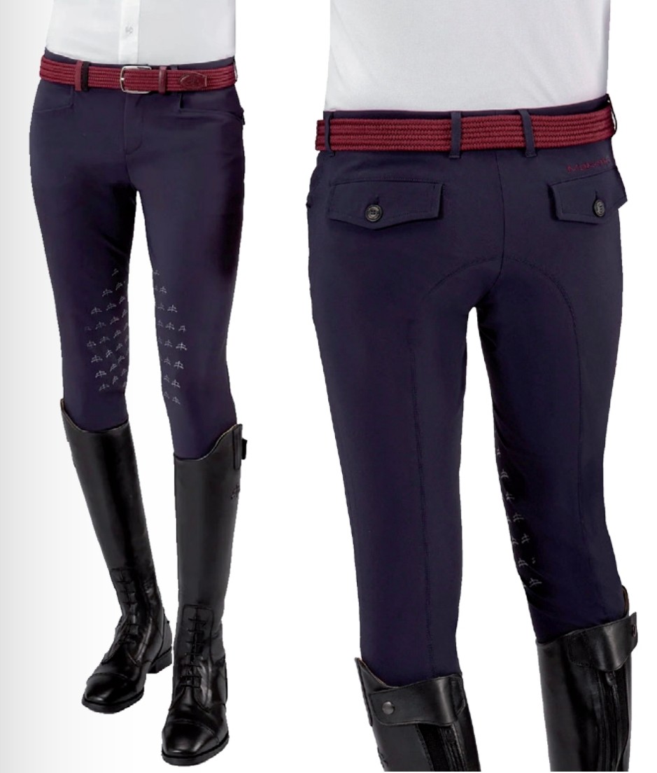 四季速干马裤骑马裤男士马术裤弹力紧身耐磨防滑骑马裤硅胶裤成人半胶马裤PMAL系列QS