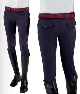 四季速干马裤骑马裤男士马术裤弹力紧身耐磨防滑骑马裤硅胶裤成人半胶马裤PMAL系列QS