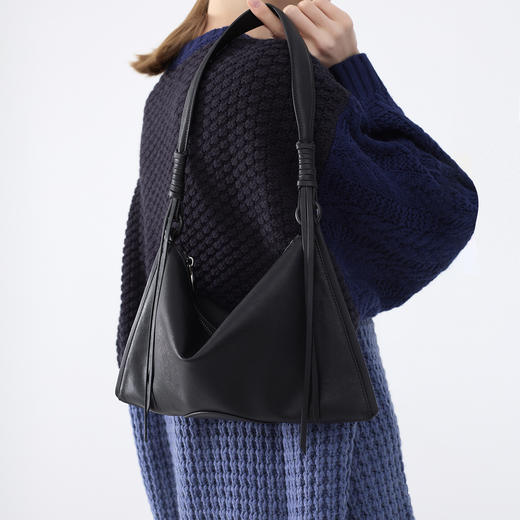 Somlord神洛单肩包流苏腋下包2025新款高级通勤时尚百搭饺子包 商品图6