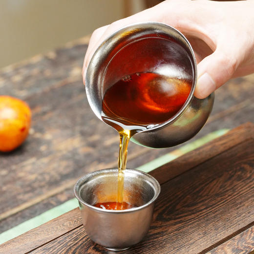 暗香疏影/纯钛公杯双层茶海公道杯高端钛公道杯分茶器 商品图4