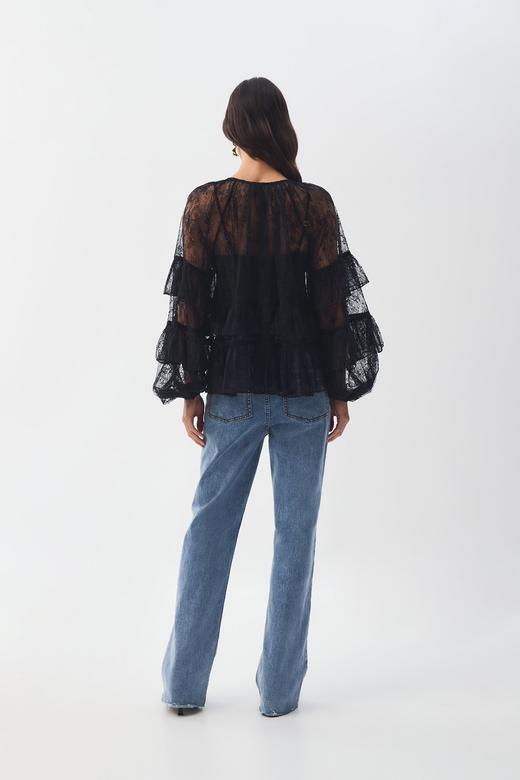 Aje - Primrose Blouse - Black - 女装 - 衬衫 - 黑色 商品图4