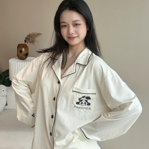 【积分换购不退货】伊芙丽舒适亲肤简约家居服1G4100771Z 商品图2