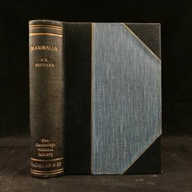 1920年 哺乳动物图鉴 数百幅插图 真皮精装大32开