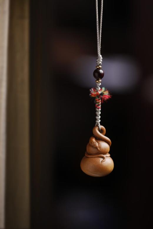 金蛇送福°老山檀香钥匙扣挂件 商品图6