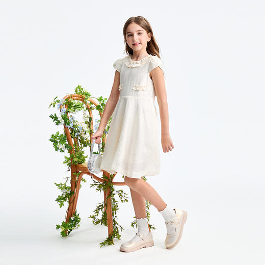 女童短袖连衣裙夏季新款安奈儿童装EG523087 商品图3