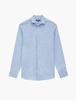 Frescobol Carioca - Antonio Linen Shirt L/S - Baby-Blue - 男装 - 衬衫 - Baby蓝 商品缩略图0
