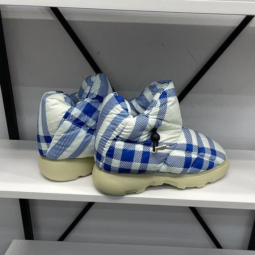 BUR*E**Y/巴*莉 Check Pillow 男士时尚潮流条纹格保暖防滑短靴 商品图2