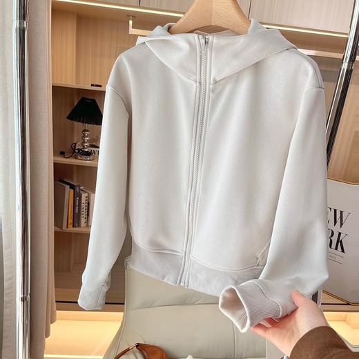 U家卫衣！线下249！2025新款快干休闲连帽外套长袖宽松运动卫衣开衫上衣夹克女款！ 商品图9